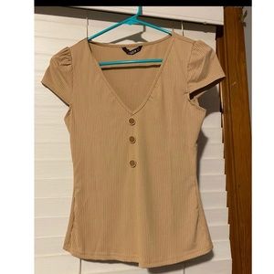Tan Blouse